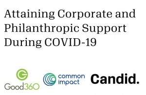 Attaining Corporate and Philanthropic Support During COVID-19