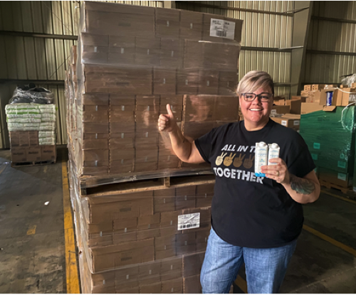 Local Brand Provides Thousands of Plant-Based Milk Cartons to California Fire Evacuees