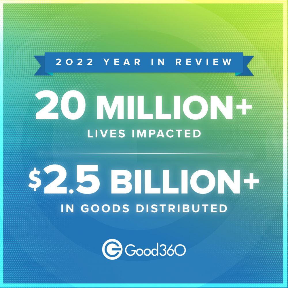 Year in Review: Good360 Crosses the $2.5 Billion Mark in 2022